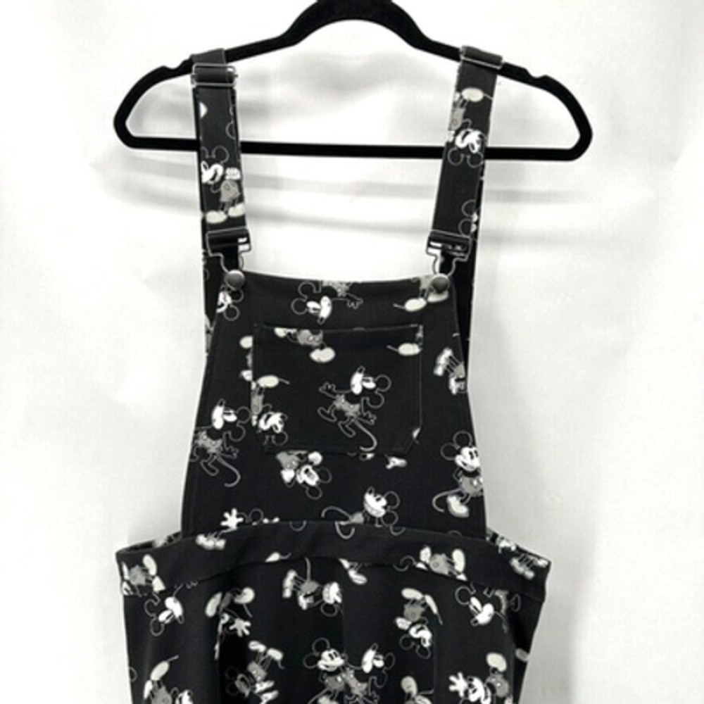 Hot Topic Her Universe Mickey Mouse Skirtall Size 1X‎ Disney Black Overall Skirt - Picture 3 of 11